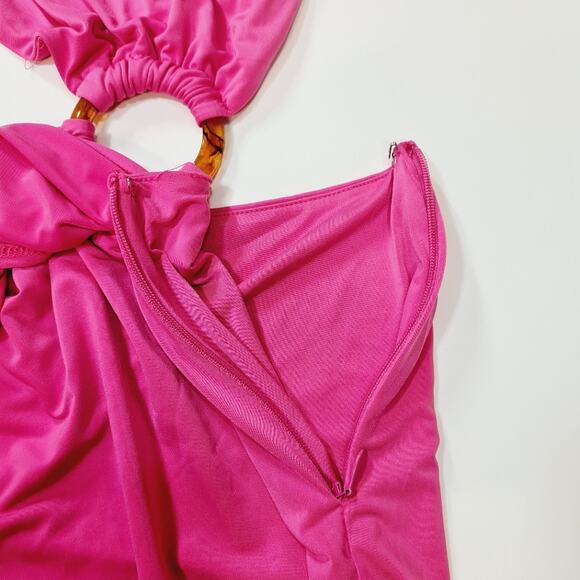 Lovers and Friends Encore Dress in Deep Pink Small - Picture 7 of 16